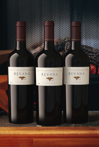 Three Revana Wine Bottles